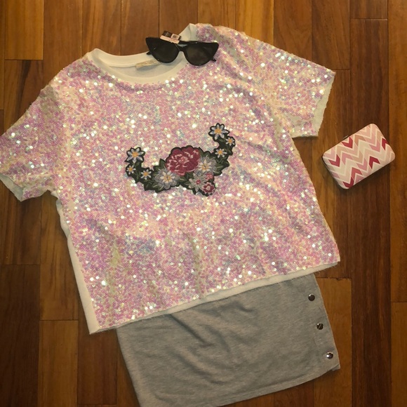 ZARA sequins top - Picture 1 of 5